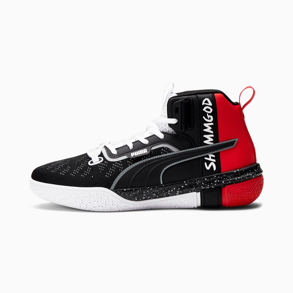 Chaussure De Basketball Puma Legacy Shammgod Homme Noir Rouge | 3928047-EQ