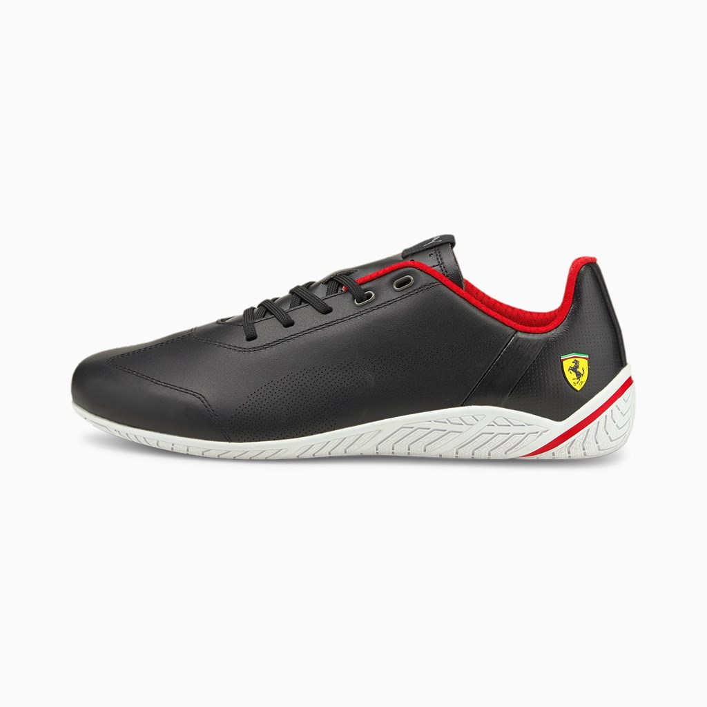 Chaussures Racing Puma Scuderia Ferrari Ridge Cat Homme Noir Blanche | 4710526-FV