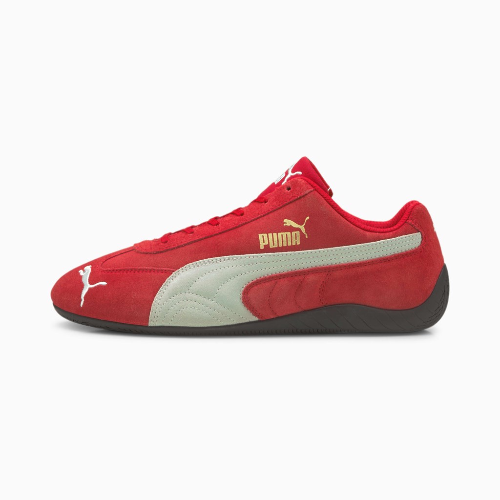 Chaussures Racing Puma Speedcat LS Homme Rouge Blanche | 5423107-MB