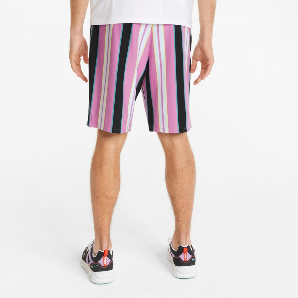 Shorts Puma Sportswear by PUMA Printed Longline Homme Blanche | 3976824-DZ
