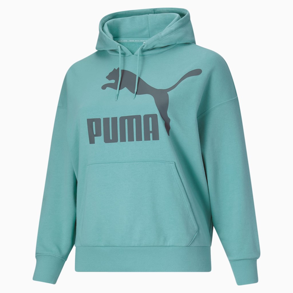 Sweat À Capuche Puma Classics Logo PL Femme Porcelain | 3872914-TK