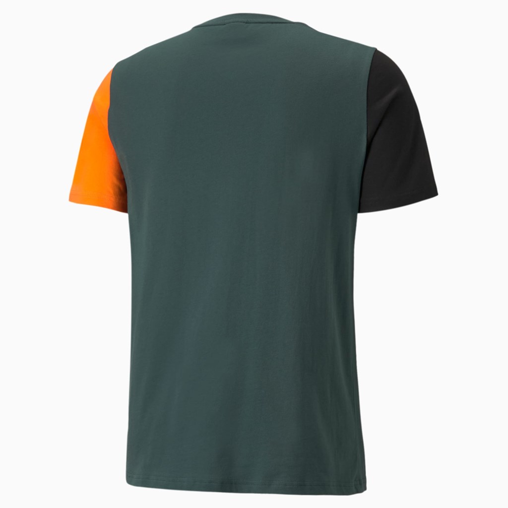 T Shirt Running Puma CLSX Homme Vert | 4205986-AX