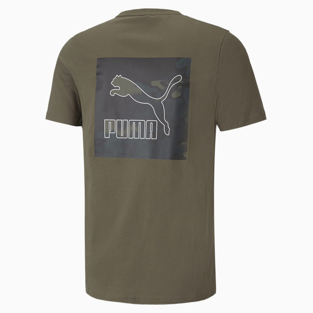 T Shirt Running Puma Classics Graphics Homme Grape Leaf | 2875149-NB