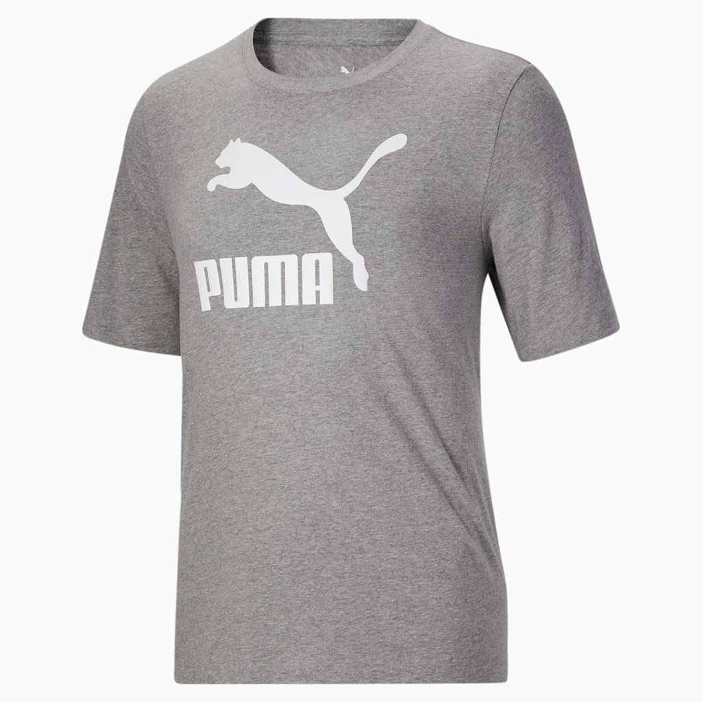 T Shirt Running Puma Classics Logo BT Homme Blanche | 7215469-PZ