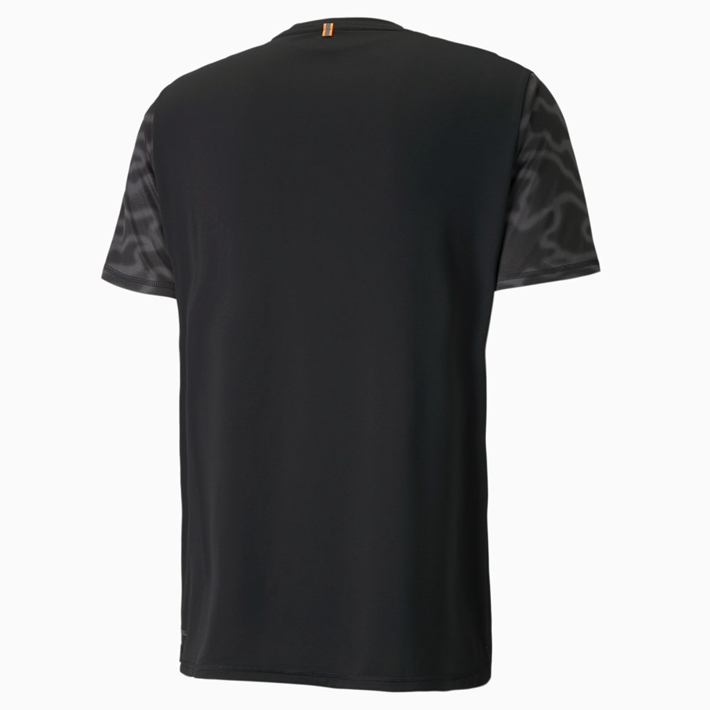 T Shirt Running Puma Graphic Corta Sleeve Homme Noir | 0592637-OM