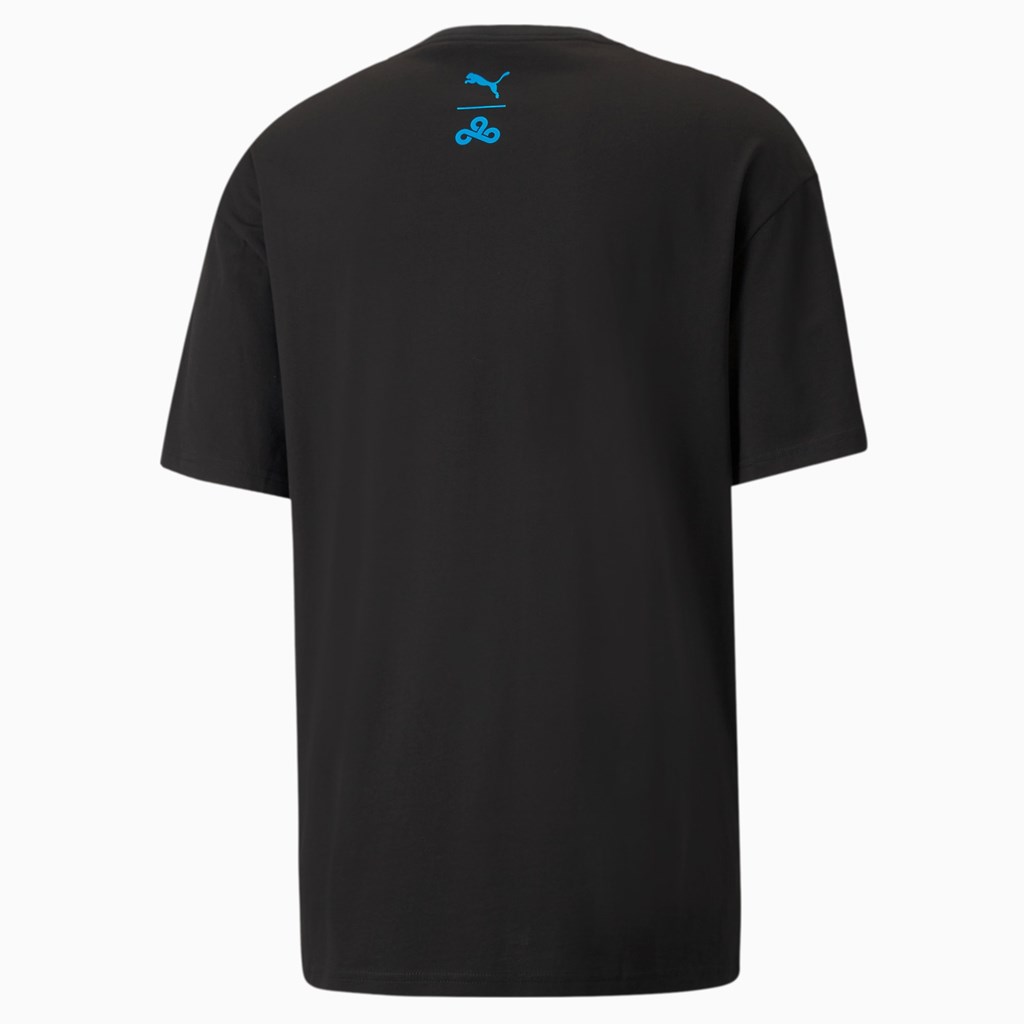 T Shirt Running Puma PUMA x CLOUD9 Big Logo Esports Homme Noir | 6583791-KX