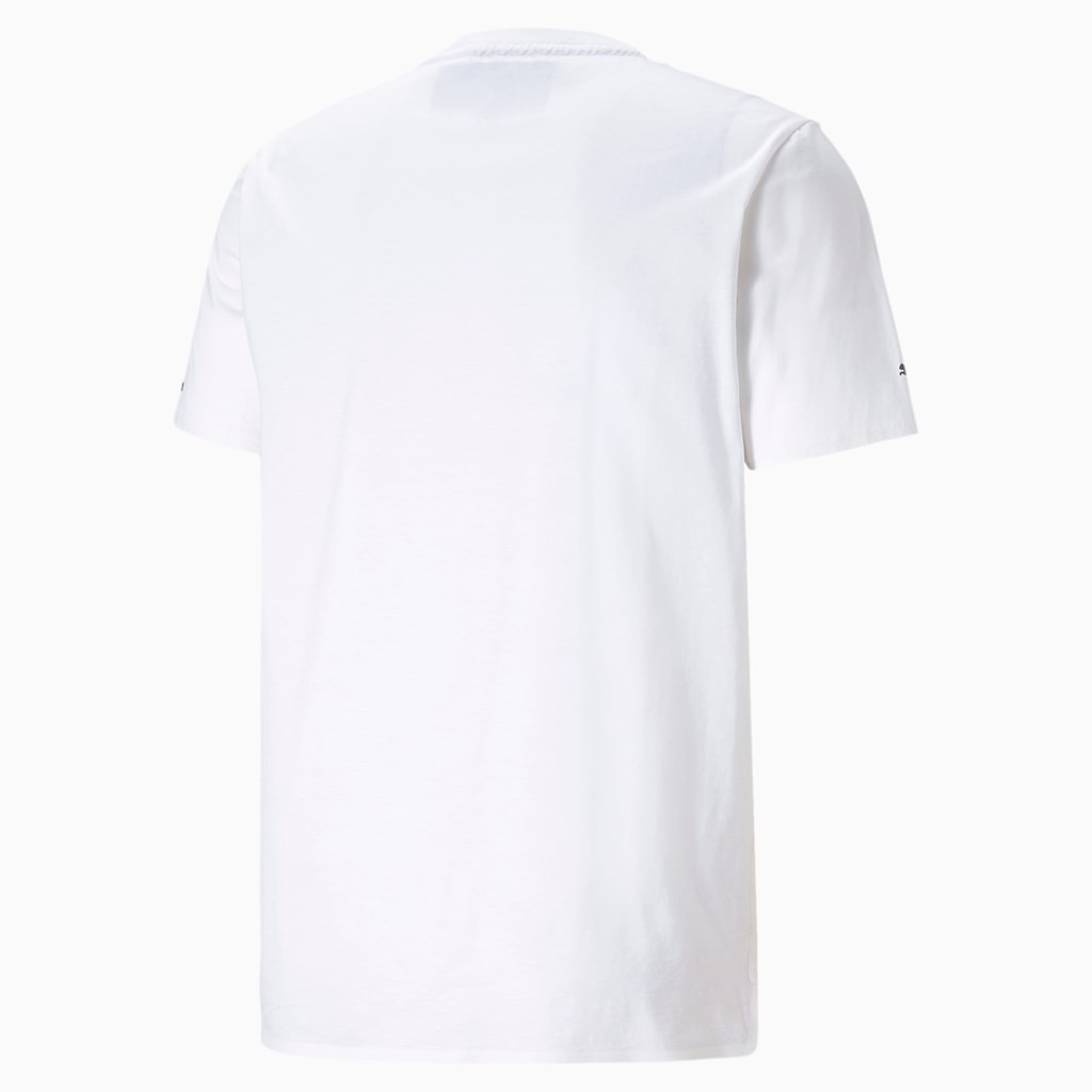 T Shirt Running Puma Porsche Design Essential Homme Blanche | 1026784-KD