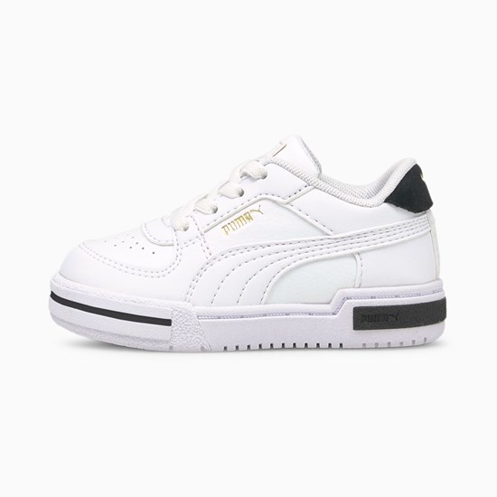 Baskets Puma CA Pro Heritage Toddler Fille Blanche Blanche Noir | NGQ-815792