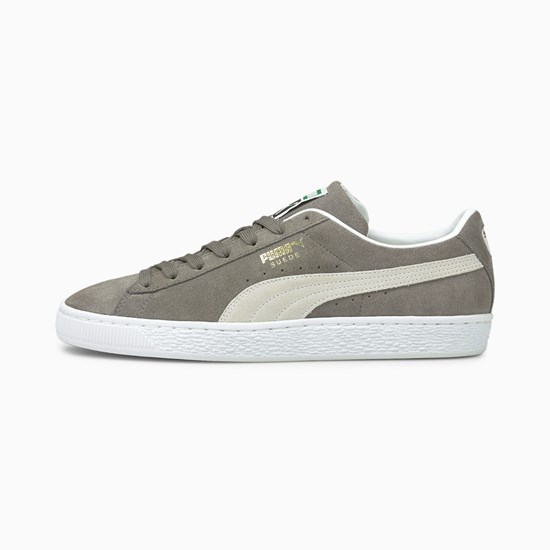 Baskets Puma Suede Classic XXI Homme Blanche | THC-136785