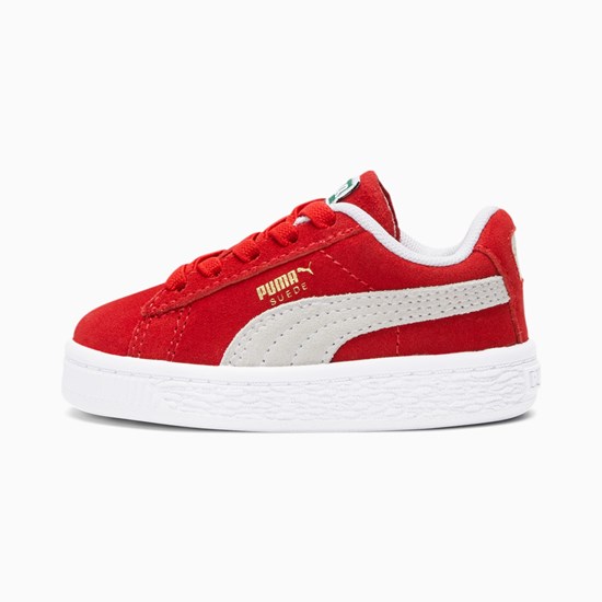 Baskets Puma Suede Classic XXI Toddler Fille Rouge Blanche | NSK-814902