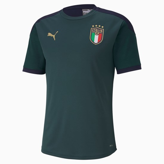 Maillot Puma FIGC Course Homme Ponderosa Pine / Peacoat | 1706984-RT