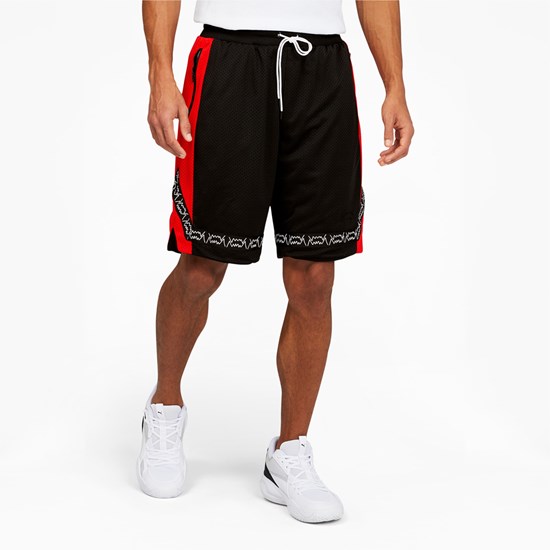 Shorts Puma Full Ride Basketball Homme Noir | 9136725-LX