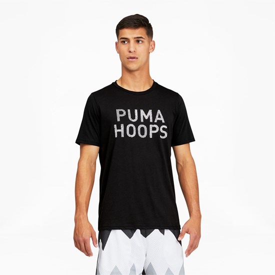 T Shirt Running Puma All Tournament Basketball Homme Noir | 8213607-VG