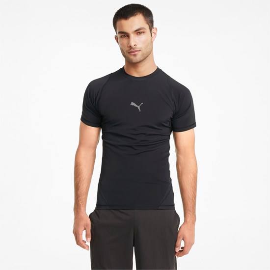 T Shirt Running Puma EXO-ADAPT Course Homme Noir | 4786503-ZY