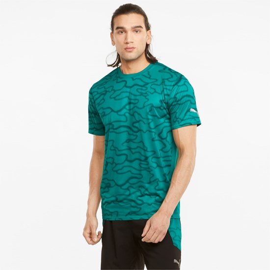 T Shirt Running Puma Graphic Corta Sleeve Homme Parasailing | 5614930-WP