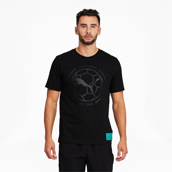 T Shirt Running Puma PUMA x BALR. Soccer Homme Noir | 8759021-ZO